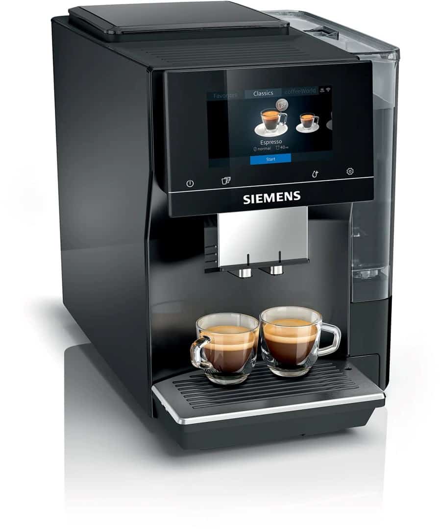 Ekspres ciśnieniowy Siemens TP713RO9 EQ700 (czarny; 19 barów)