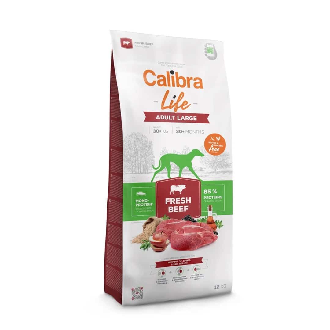 CALIBRA DOG life adult large fresh beef 12kg