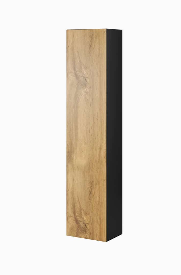 Witryna VIGO pełna'180' 180/40/30 czarny/dąb wotan