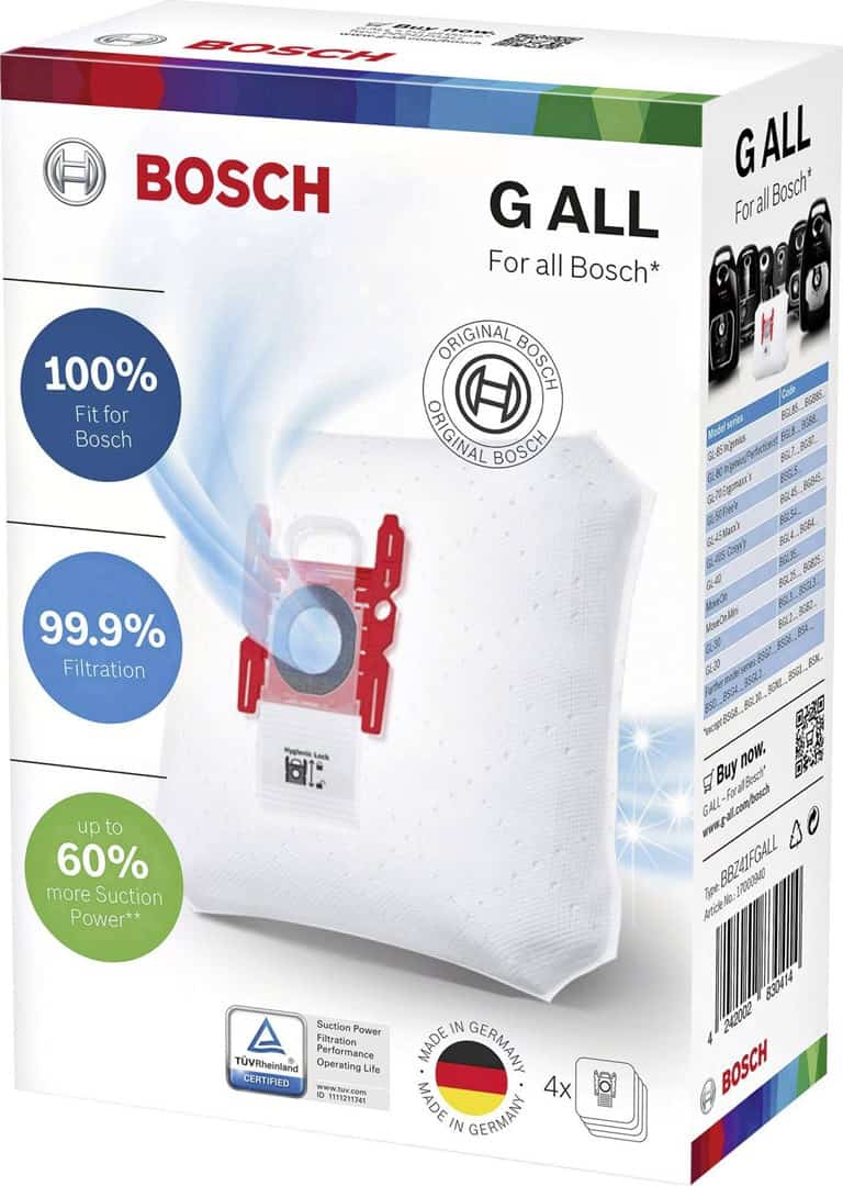 Worek do odkurzacza Bosch BBZ 41FGALL (Włókno syntetyczne; 4 szt.)