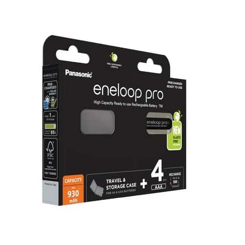 PANASONIC ENELOOP PRO AAA 930mAh 4 szt + box