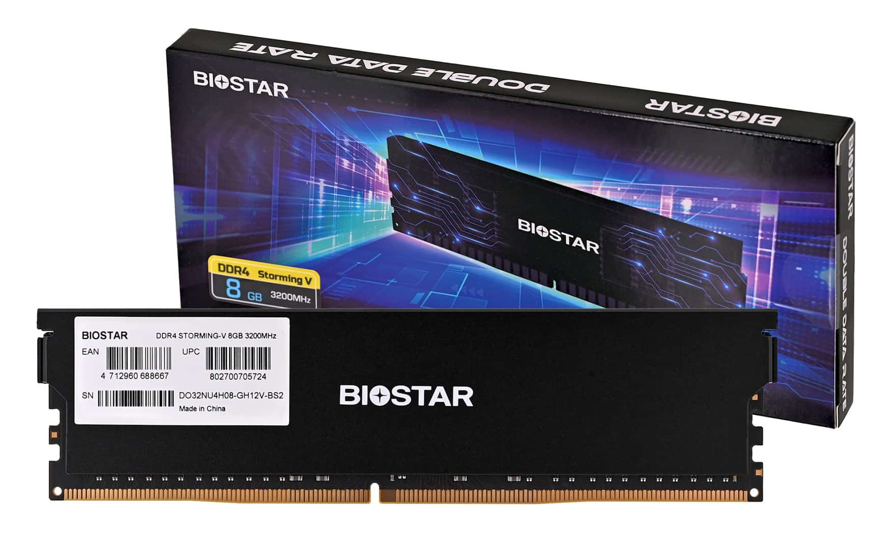 Pamięć DDR4 Biostar 8GB 3200MHz Heatsink