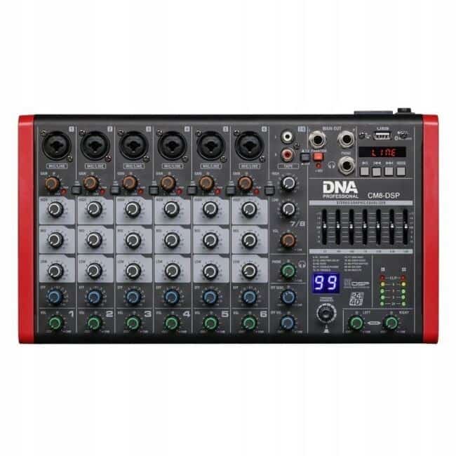 DNA CM8-DSP - Mikser audio USB, Bluetooth, Phantom