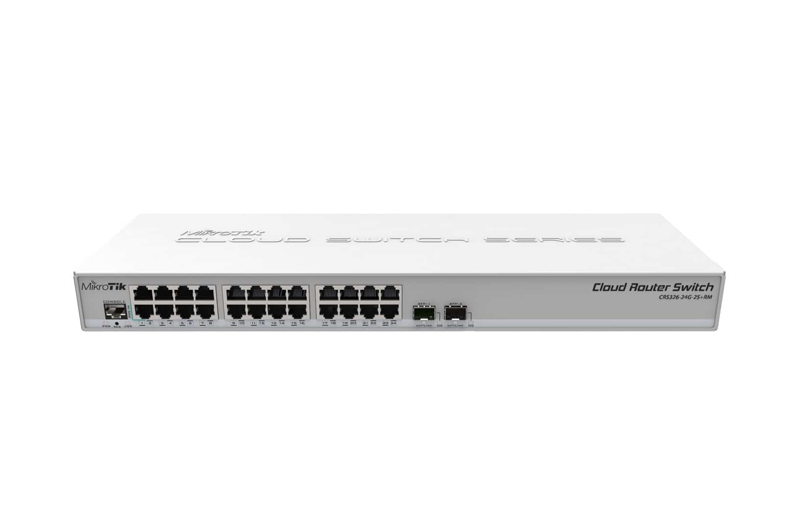 Switch Mikrotik CRS326-24G-2S+RM 26p Zarządzany