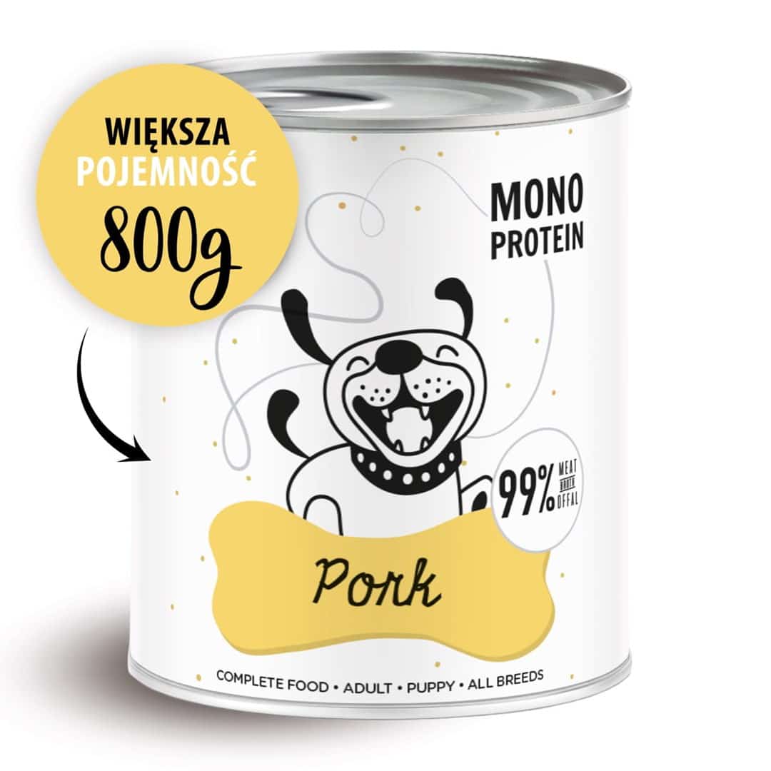 Paka Zwierzaka Pepe Pork  99% wieprzowina 800g