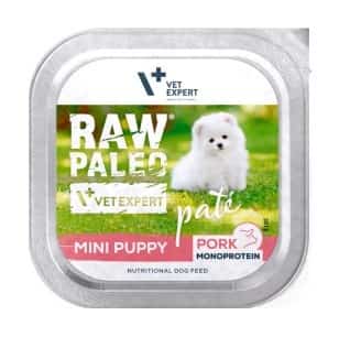 VetExpert Raw Paleo PORK Pate Mini Puppy 150g