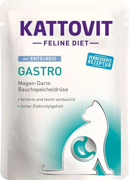 KATTOVIT GASTRO Kaczka z ryżem 85g dla kota