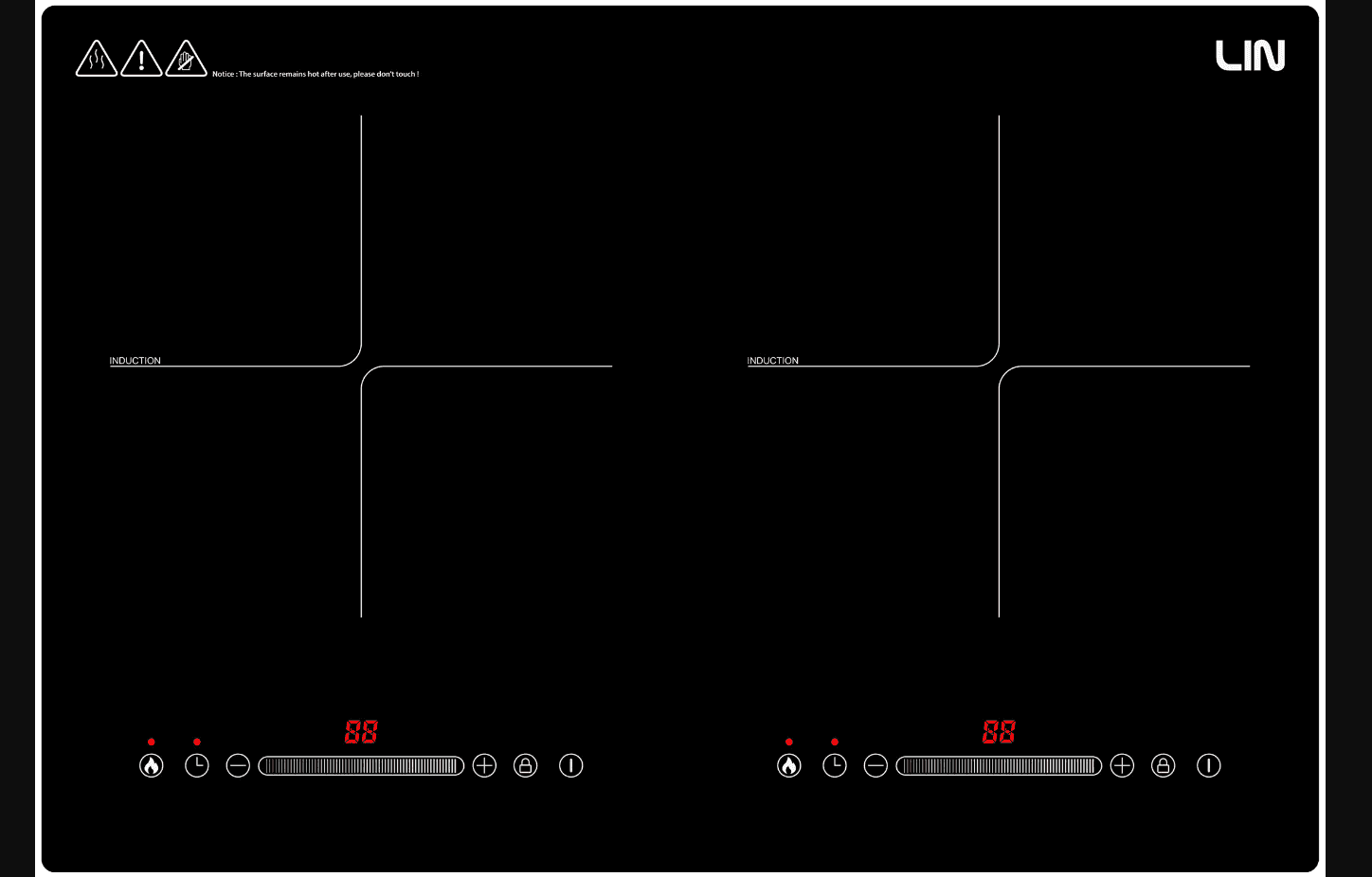 Płyta indukcyjna LIN LI2H-180