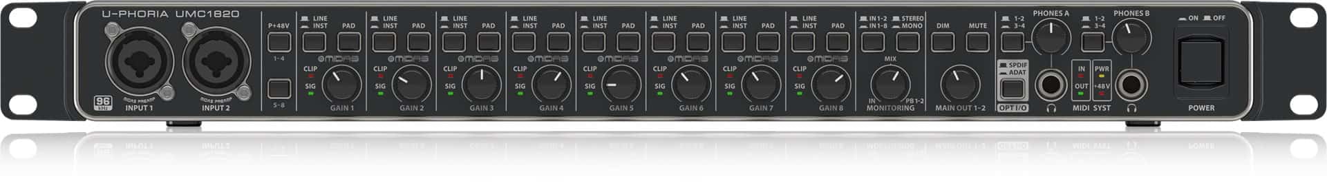 Behringer UMC1820 - Interfejs audio USB