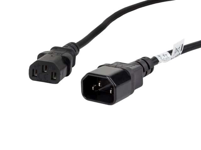 Przedłużacz Lanberg CA-C13E-11CC-0018-BK, 1,8m, czarny