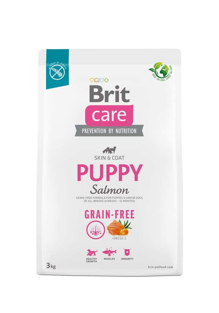 BRIT Care Grain-Free Puppy Salmon – sucha karma dla szczeniąt - 3 kg
