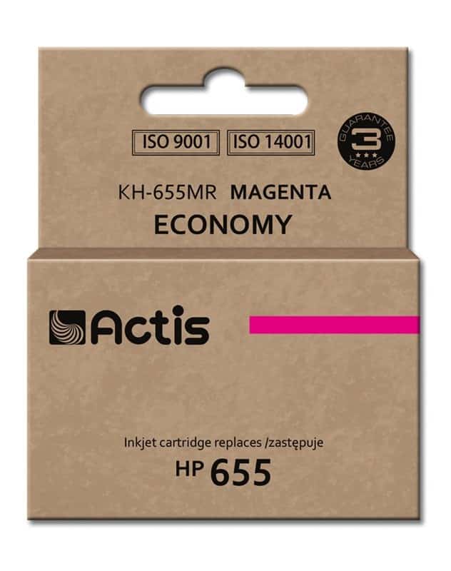 Actis KH-655MR Tusz, Kompatybilny z HP, 12ml, Czerwony