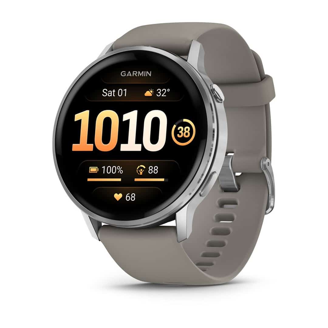 Zegarek Garmin Venu 4, 45mm AMOLED Silver Grey