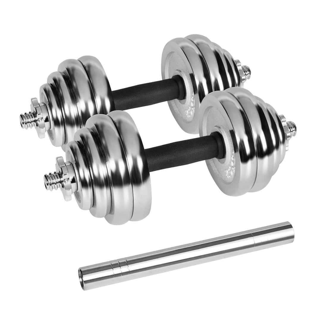 REBEL ACTIVE Hantle Regulowane Chromowane 30kg