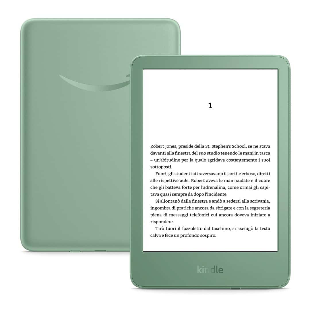 Ebook New Kindle (11th Generation) - 2024 release 6” glare-free 16GB Wi-Fi (Ad-supported) Matcha (WYPRZEDAŻ)