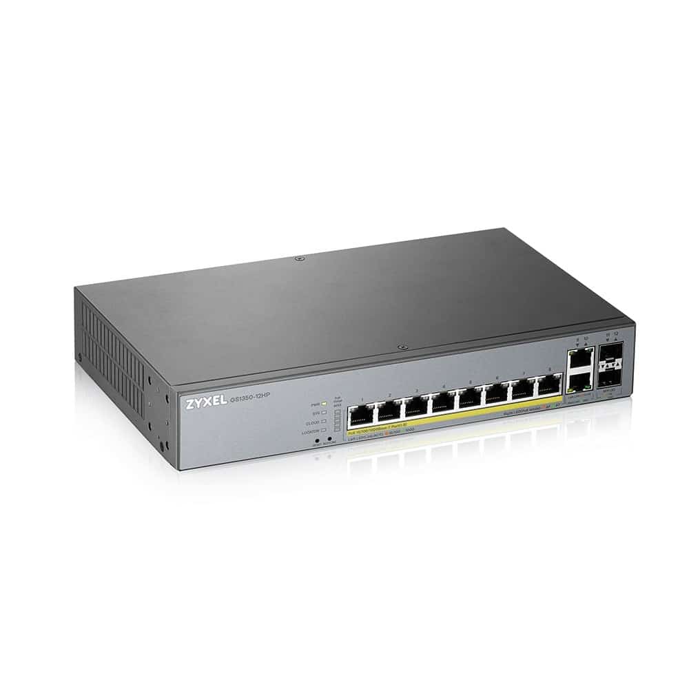 Switch Zyxel GS1350-12HP 12p Zarządzane