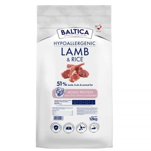 BALTICA NUTRACEUTIC Hypoallergenic Lamb & Rice L / XL   12kg