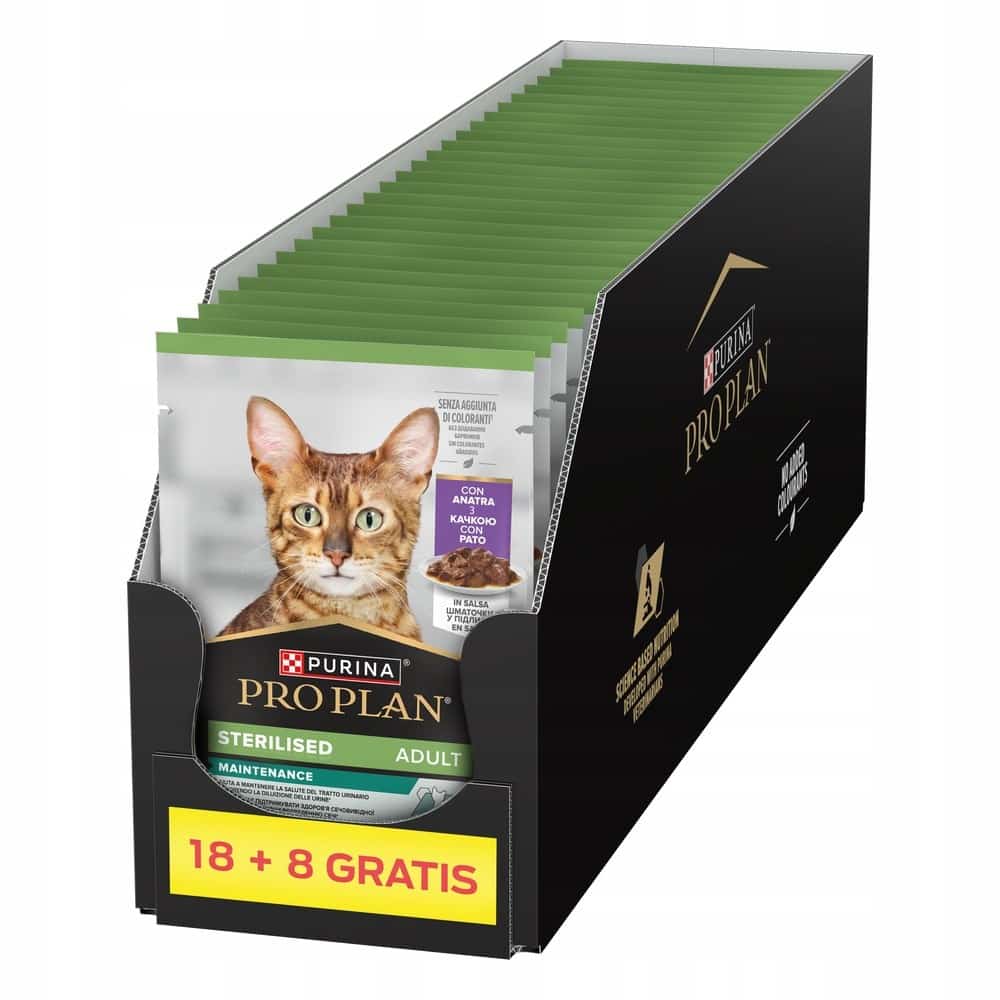 PURINA PRO PLAN STRLS Kot Kacz 18+8 saszet. 2,21kg