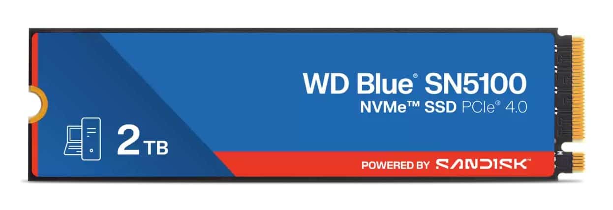 WD Blue SN5100 2TB PCIe M2 SSD