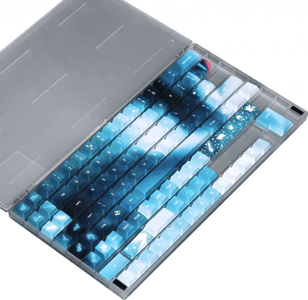 Traitors AURORA Keycap Set (UK) - Niebieski