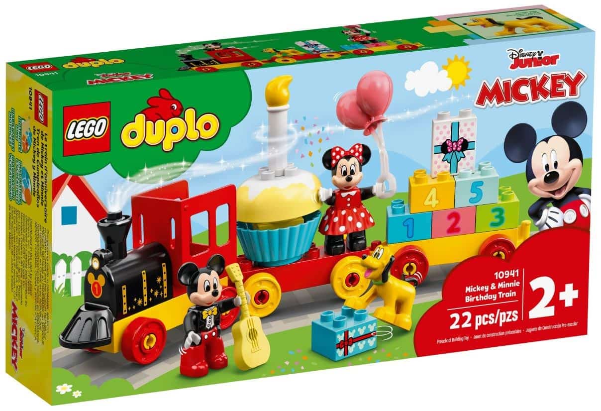 LEGO Duplo - Urodzinowy pociąg myszek Miki i Minnie