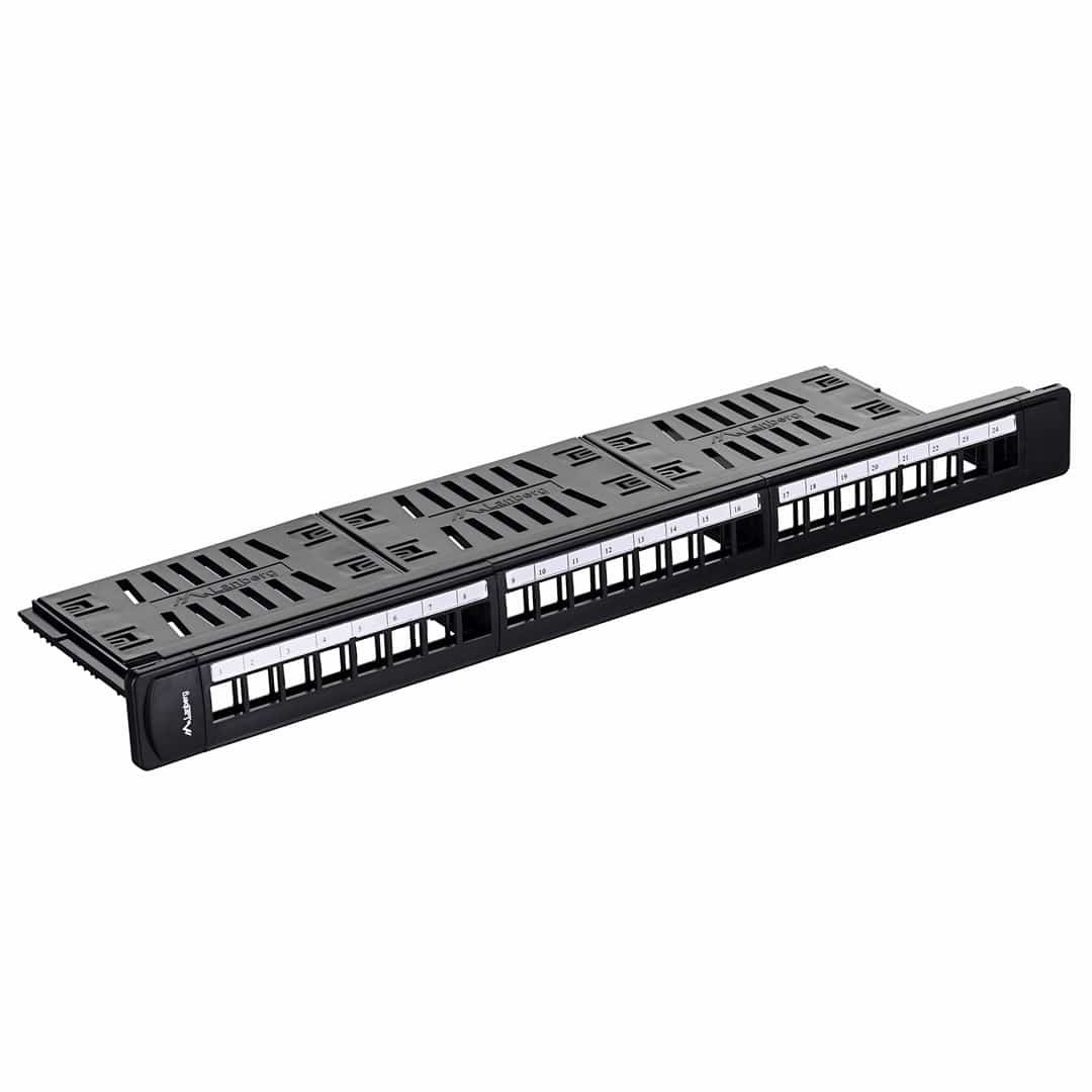 Patch panel Lanberg PPKS-1124-B (1U, 19")