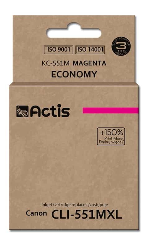 Actis KC-551M Tusz Zamiennik Canon CLI-551M 12ml Czerwony
