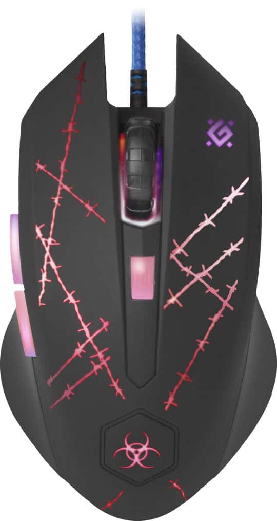 DEFENDER MYSZ PRZEWODOWA FORCED GM-020L 800-3200 DPI