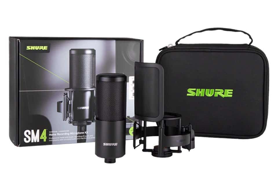 Shure SM4-K-KIT - Mikrofon Zestaw, Czarny