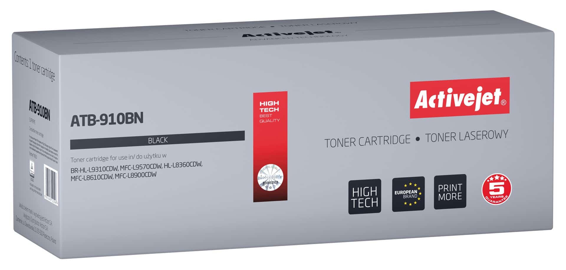 Activejet ATB-910BN Toner, 9000 stron, czarny