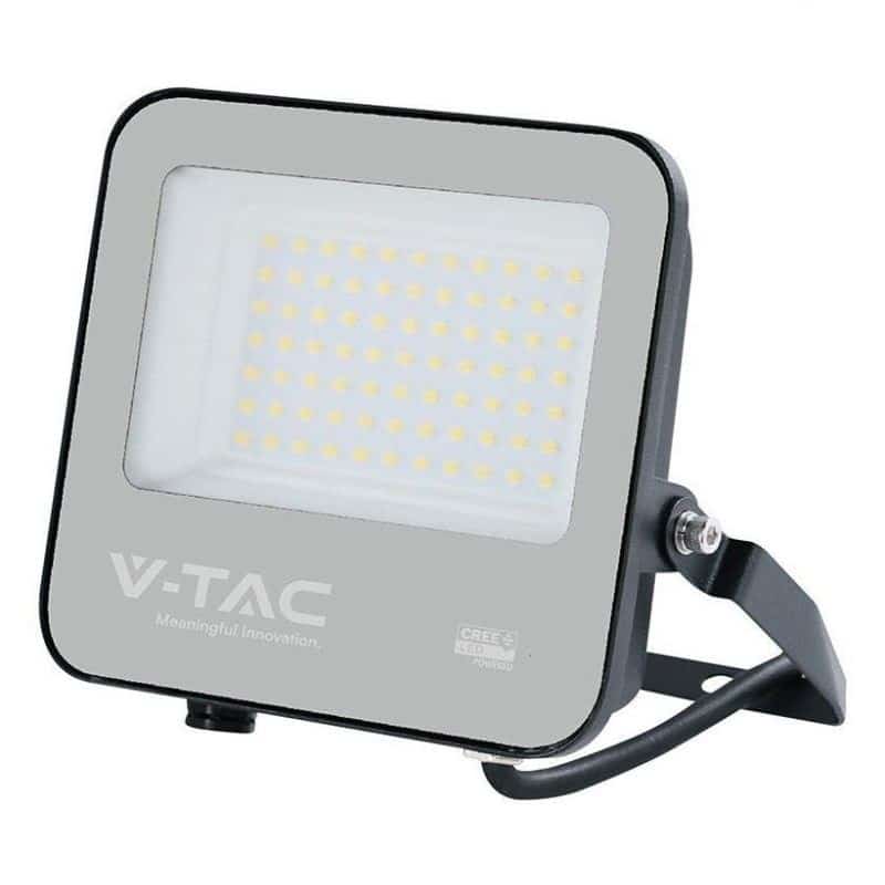 Projektor LED V-TAC CREE CHIP 50W 135lm/W czarna obudowa IP65 VT-4455 6500K 6750lm 6 lat gwarancji