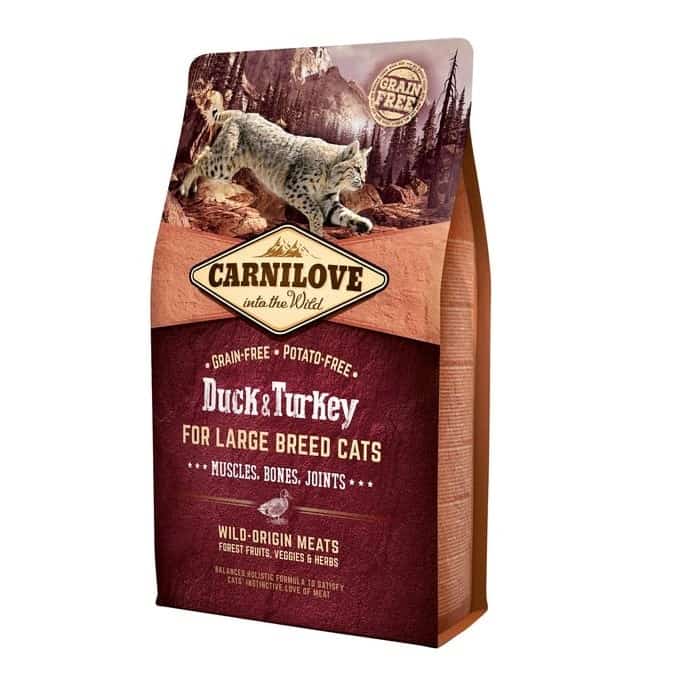CARNILOVE CAT DUCK & TURKEY FOR LARGE BREED 2kg