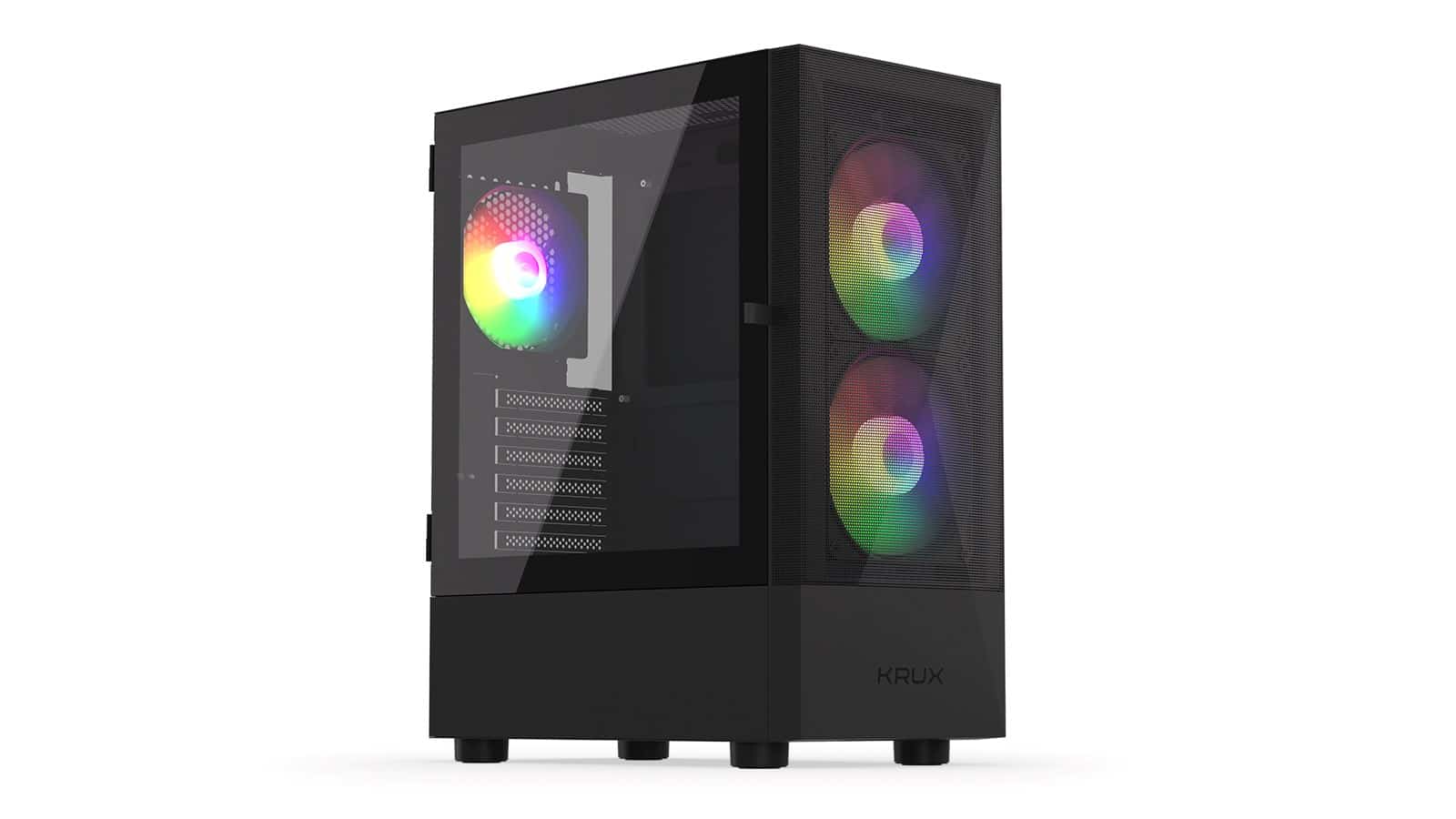Obudowa KRUX Vako RGB - Kompatybilna z micro ATX, Mini-ATX, ATX