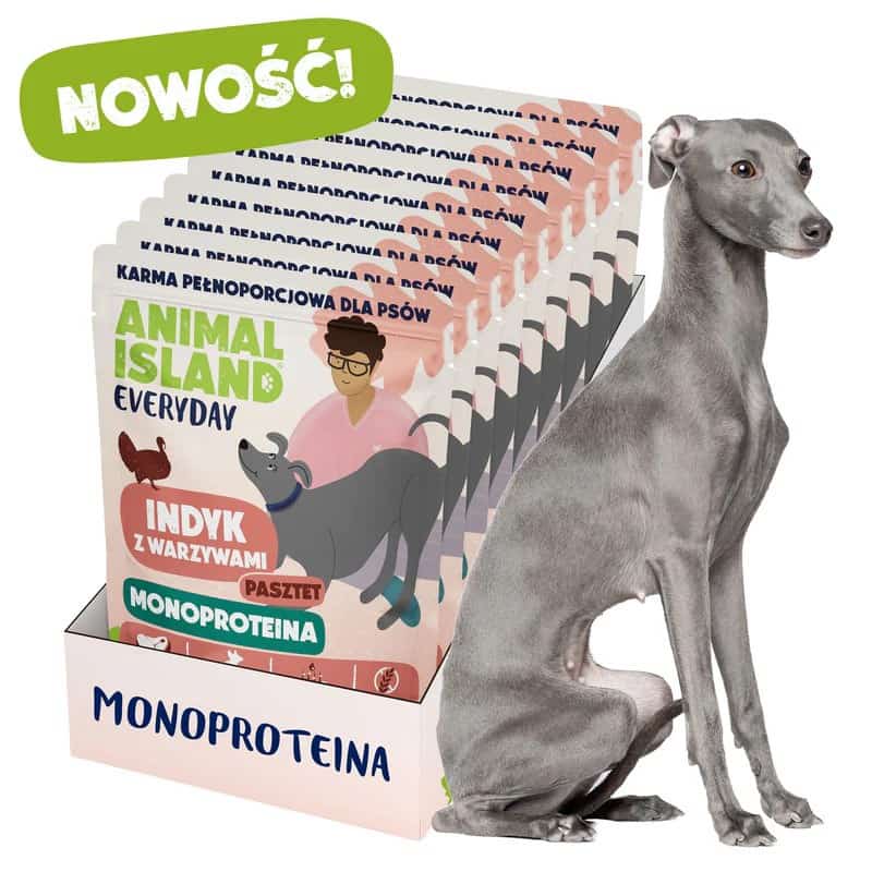 ANIMAL ISLAND Monoproteinowa indyk dla psa 9x300g
