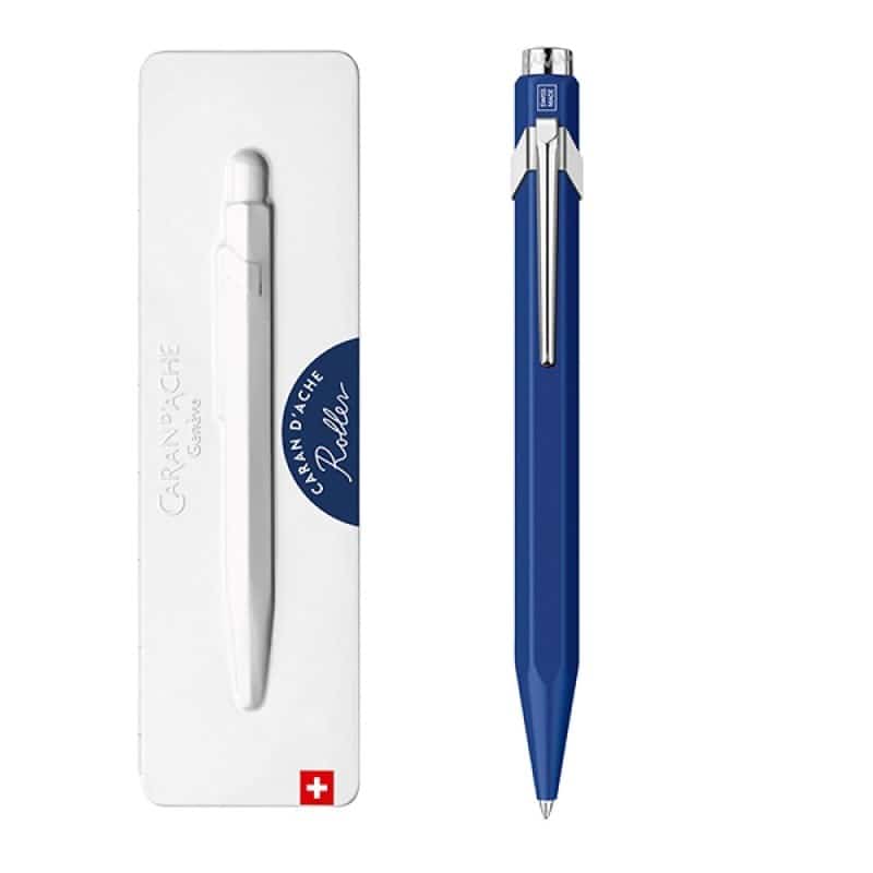 Caran d’Ache Pióro kulkowe 849, w pudełku, kolor niebieski.