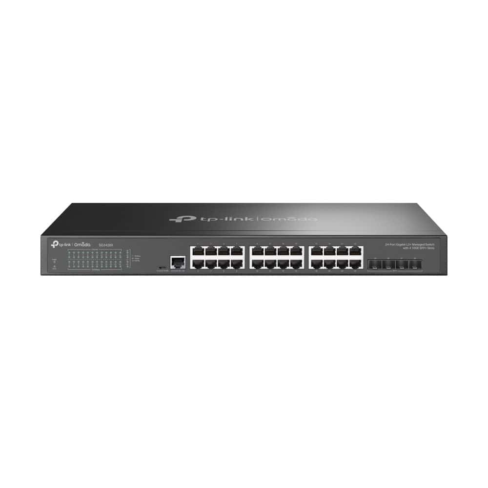 Switch TP-LINK TL-SG3428X 1U Czarny