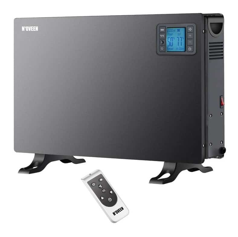 Grzejnik konwektorowy NOVEEN CH7100 LCD Smart, czarny, 3 poziomy mocy