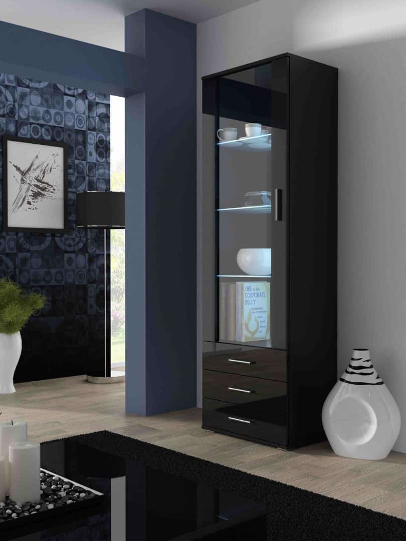 Witryna SOHO S1 czarny/czarny połysk