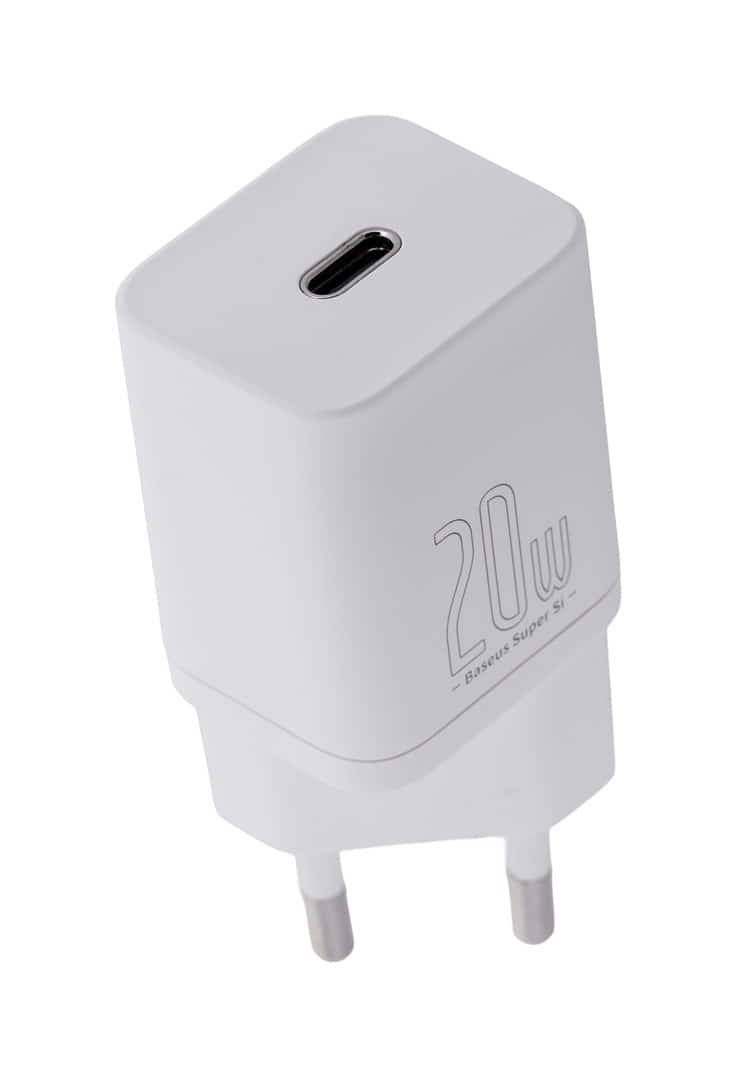 BASEUS ŁADOWARKA SIECIOWA SUPER SI 20W (BIAŁA)