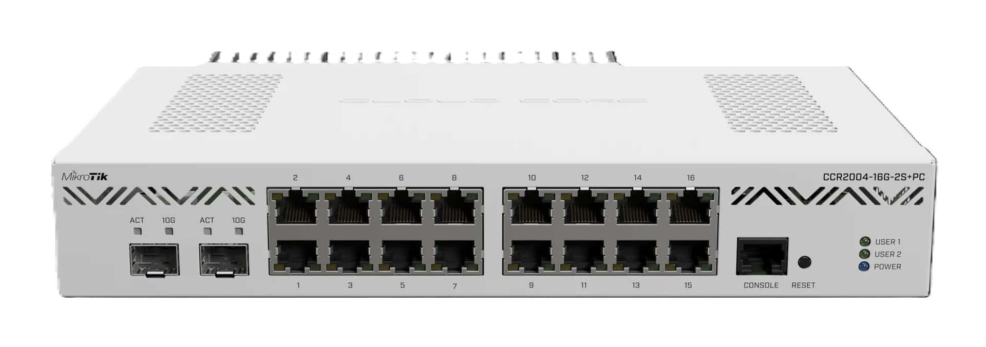 Router MikroTik CCR2004-16G-2S+PC Biały