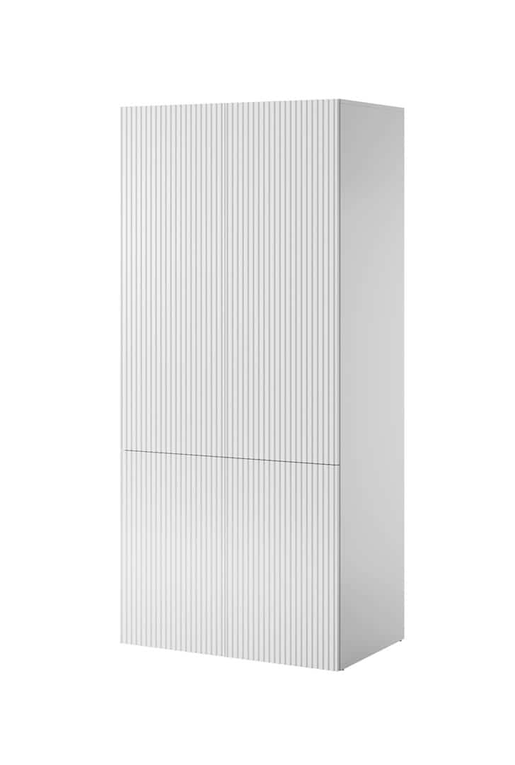 Szafa PAFOS 2D 90x55,5x198,5 biały mat