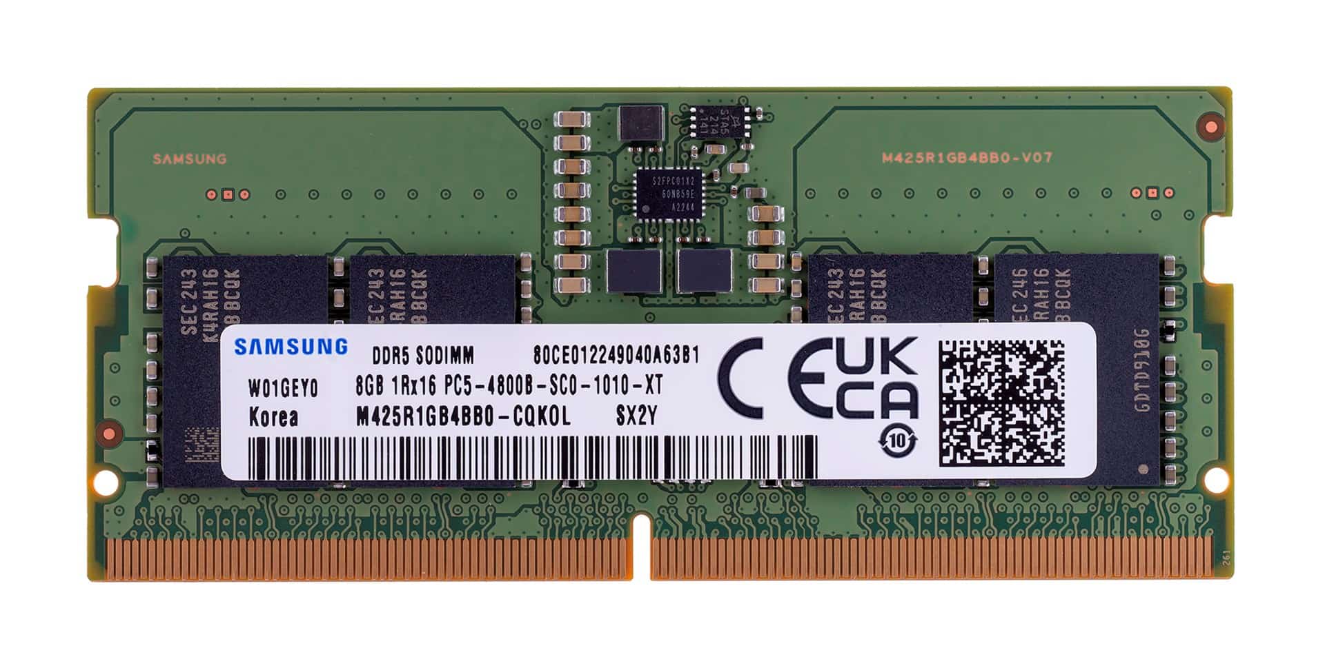 Samsung SO-DIMM 8GB DDR5 4800MHz M425R1GB4BB0-CQK