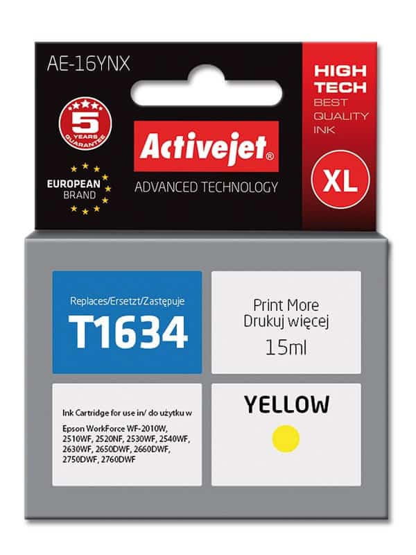 Activejet AE-16YNX Tusz Zamiennik Epson 16XL