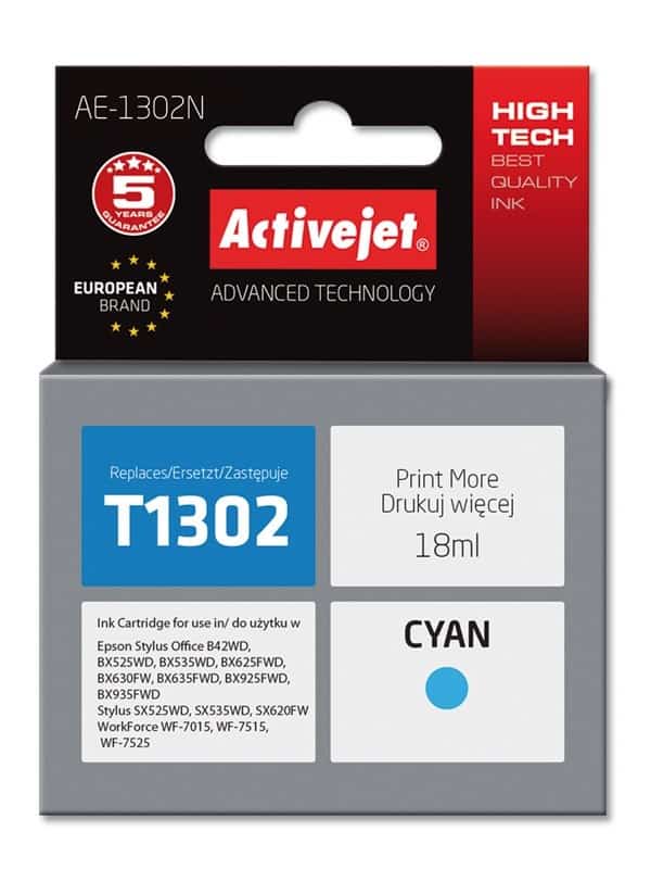 Activejet AE-1302N Tusz 18ml Niebieski
