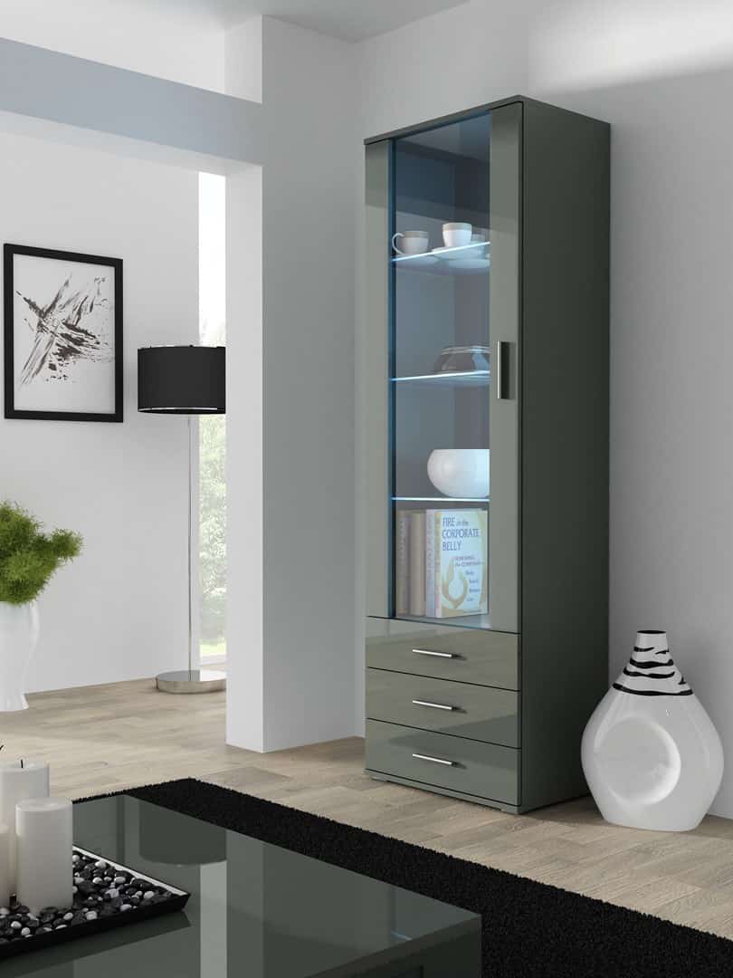 Witryna SOHO S1 szary/szary połysk
