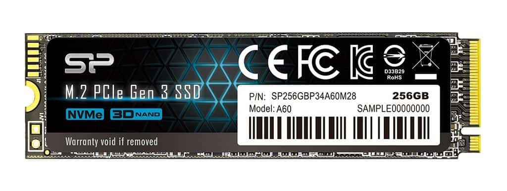 Dysk SSD Silicon Power A60 256GB M.2 NVMe