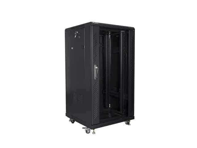 Szafa rack Lanberg FF01-6622-12B, 22U, czarna
