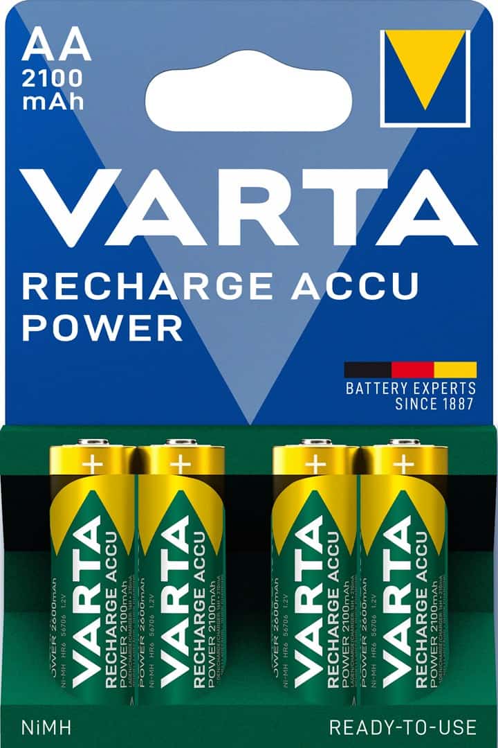 Zestaw akumulatorków AA VARTA Ready2Use HR6 (AA) (2100mAh ; Ni-MH)