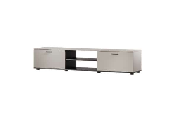 Szafka RTV SOHO 180x43x37 kaszmir+czarny