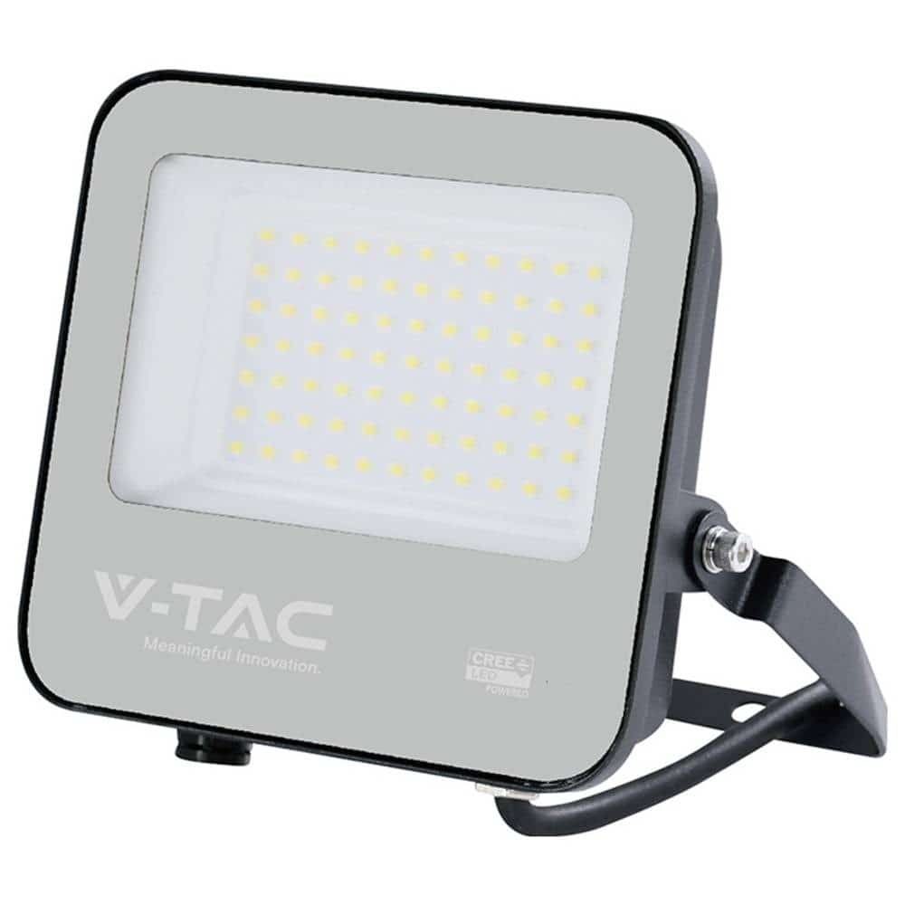 Projektor LED V-TAC CREE CHIP 50W 135lm/W czarna obudowa IP65 VT-4455 4000K 6750lm 6 lat gwarancji